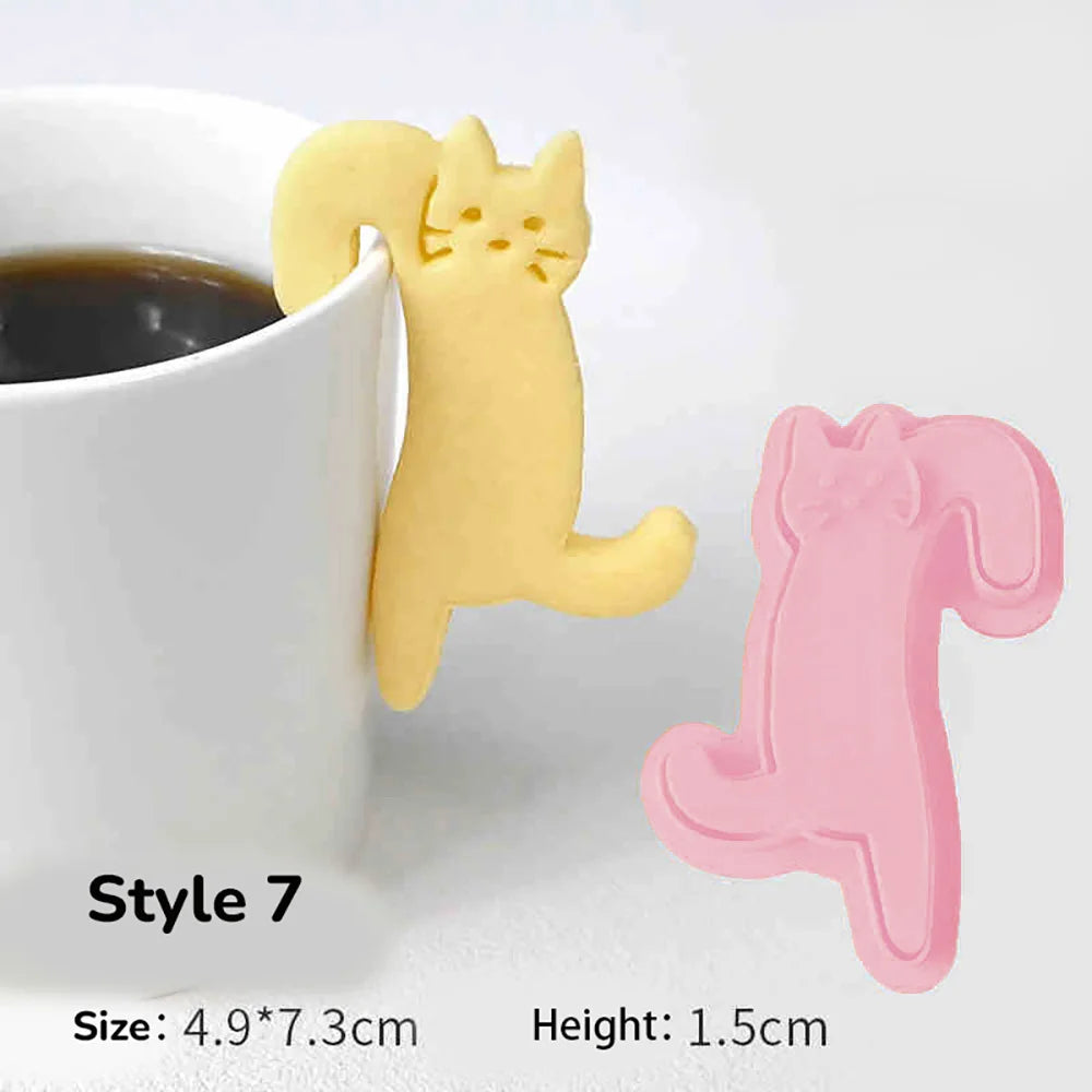 Süße Eichhörnchen-Ausstechformen, pressbare Keksausstecher, DIY Küchenbackformen, Gebäck Backformen