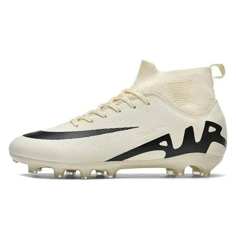Chaussures de football roses tendance pour hommes Chaussures de football professionnelles légères Chaussettes de football pour hommes Chaussures de football d'extérieur antidérapantes Baskets de football originales