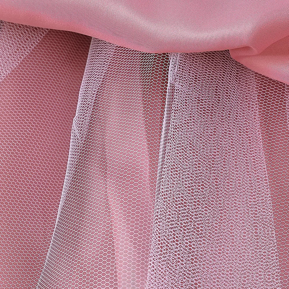 Fluffy Pailletten Brautjungfern Prinzessin Mädchenkleid Elegante Schleife Rosa Hochzeit Abschlussball Abend Kinder Partykleider für Mädchen Geburtstagskostüme
