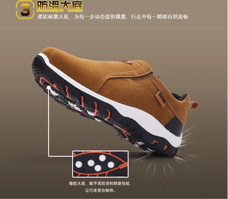 Chaussures de Randonnée pour Homme Camping Course Marche Jogging Baskets Bottes Imperméables Antidérapantes Chaussures de Sport Zapatos Hombre