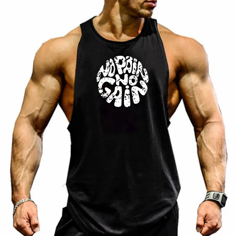 Débardeur de sport sans manches pour homme - Maillot de corps pour homme - Haut de sport pour homme - Vêtement de sport - Haut de sport stringer