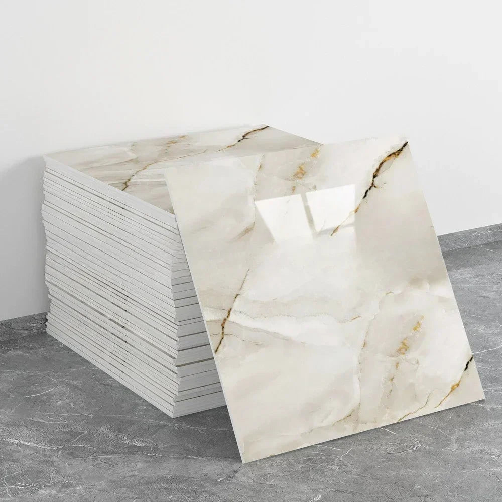 10 autocollants muraux 3D effet marbre imperméables et auto-adhésifs pour salle de bain, cuisine, rénovation de murs et de sols, décoration intérieure