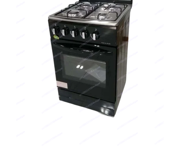 New electric gas cooker with 4 burners and convection oven for kitchen barbecue function for domestic use