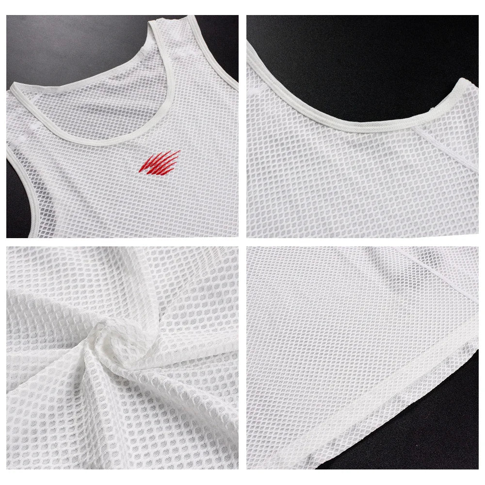 RION Herren Tank Top Ärmelloses Unterhemd Atmungsaktiv Schnell Trocknend Schweißabsorbierend Radfahren Sport Tops Fitnessstudio Sommer Herrenhemden