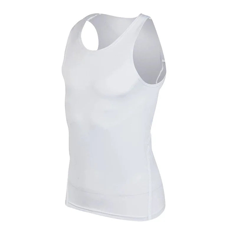 Herren Kompressionsshirt Ärmelloses Tanktop Herren Schnelltrocknend Workout Fitness Gym Baselayer Unterhemd Bodybuilding Laufweste