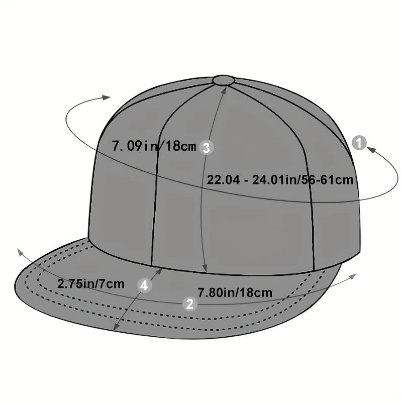 Unisex M Buchstaben Seiten Brasilianische Flagge Stickerei Hip-Hop Hüte Frühling Herbst Outdoor Verstellbare Freizeit Baseball Caps Sonnenhut