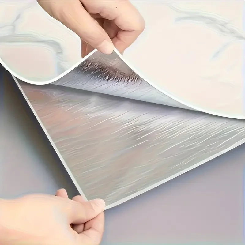 Selbstklebende Dicke Tapete Marmoreffekt Wandaufkleber Wasserdichte Wandverkleidung für Wohnzimmer Schlafzimmer Heimdekoration