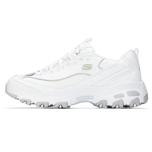 Skechers Women's Shoes Casual Shoes Easiest for Match Plaid Sports Shoes 1159-Wht