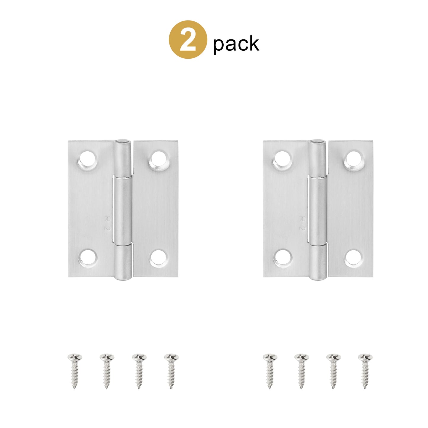 2 Stück Edelstahlscharnier 270 Grad klappbar Schwarz Kleine Scharniere Schrankscharniere für Küchenschrank Holzbox Möbel