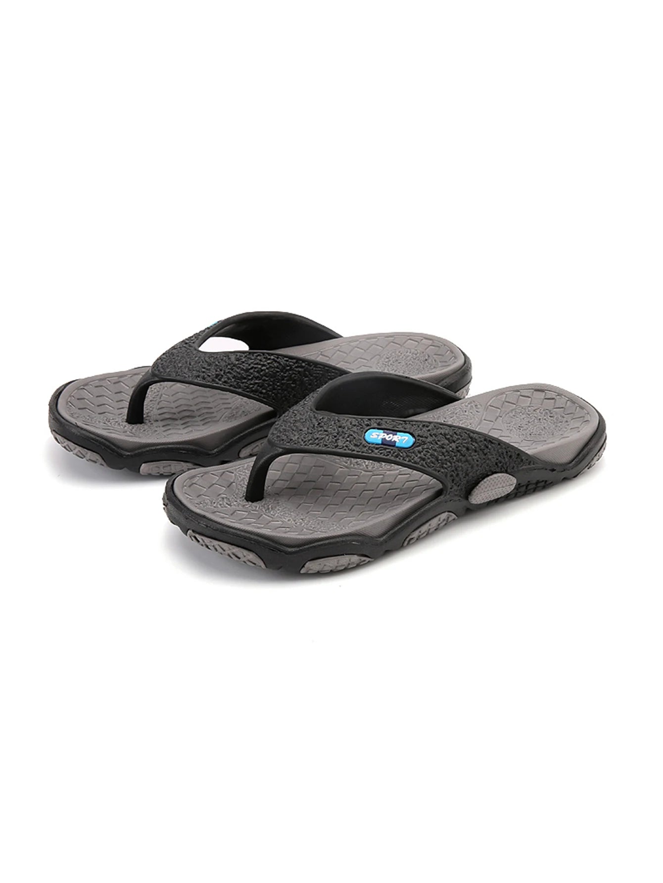 Herren Freizeit Sandalen aus Kunststoff mit schlichter Farbkombination Strand Outdoor Flip-Flops