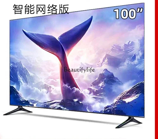 Téléviseur intelligent 4K HD ACL à réseau vocal pour la maison, de 45/65/70/75/85/100 pouces