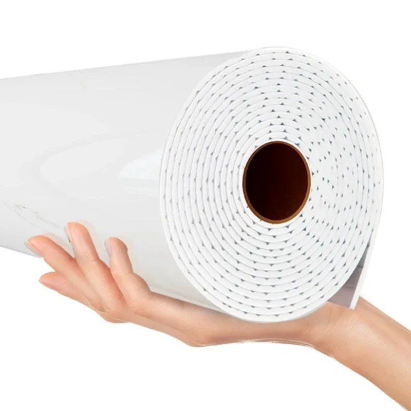 40cm 1 roll thick foam bedroom wallpaper marble imitation ceramic tile self-adhesive wallpaper kitchen oil proof wall sticker