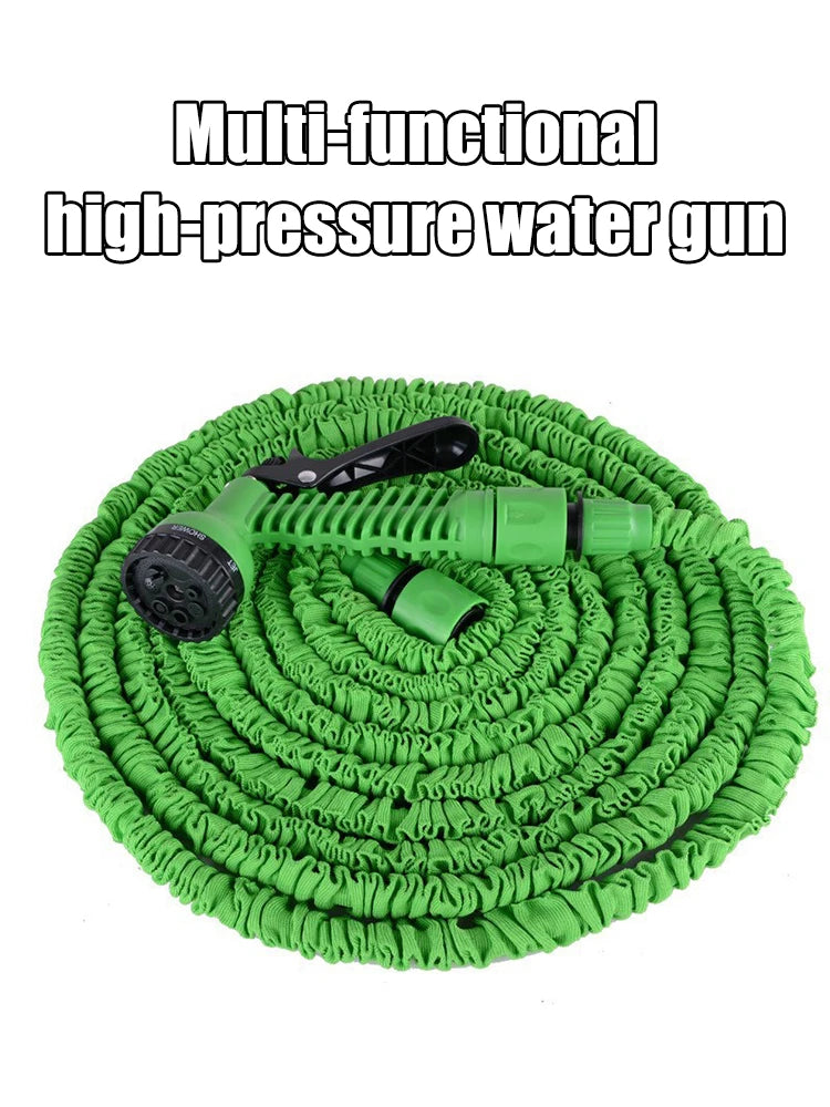 Tuyau d'eau télescopique, tuyau d'eau de jardin, pistolet à eau haute pression, tuyau d'eau de lavage de voiture de jardin