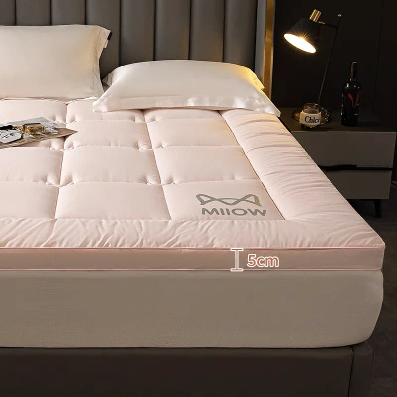 soft mattress elastic cushion home foldable comfortable Single Double tatami floor sleeping pad spring autumn thicken bed mat