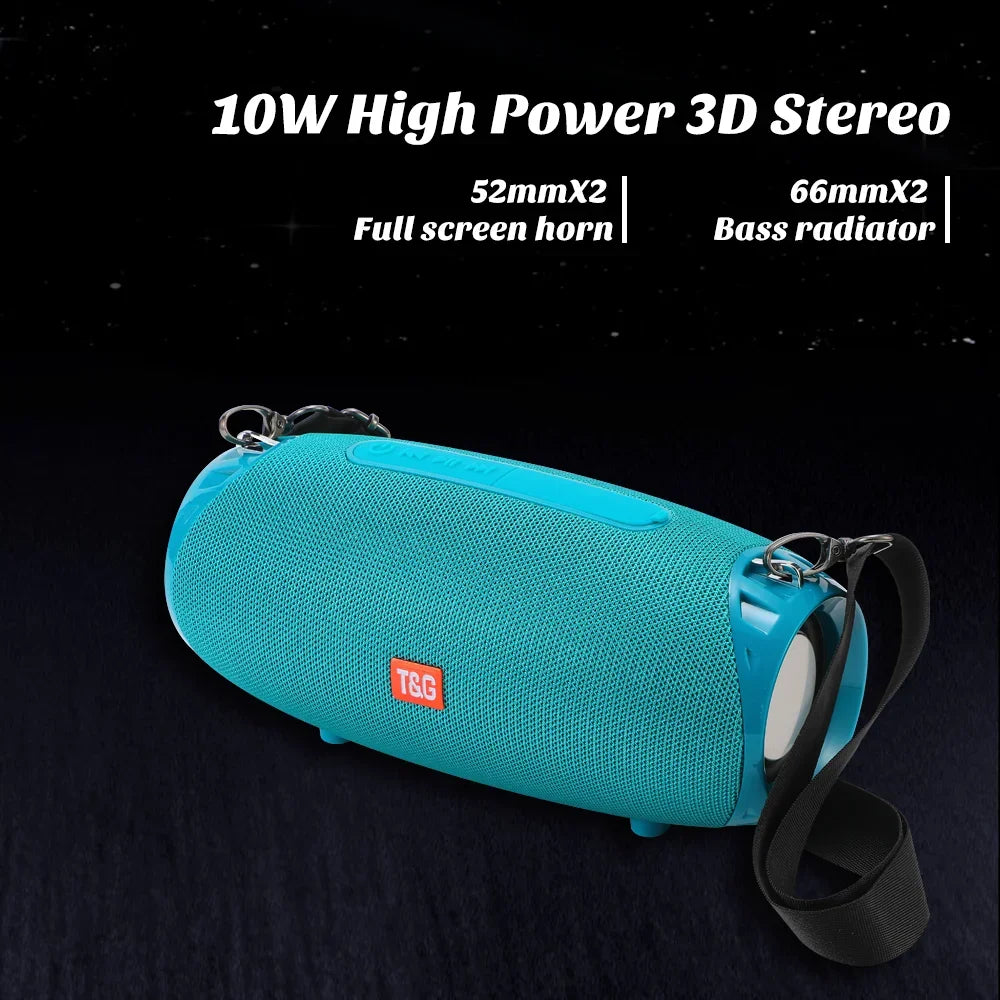 Kabelloser Subwoofer Tragbarer Bluetooth Lautsprecher Radio FM Wasserdichte Soundbox Musik Caixa De Som Coluna Blootooth Bass Hifi Bocina