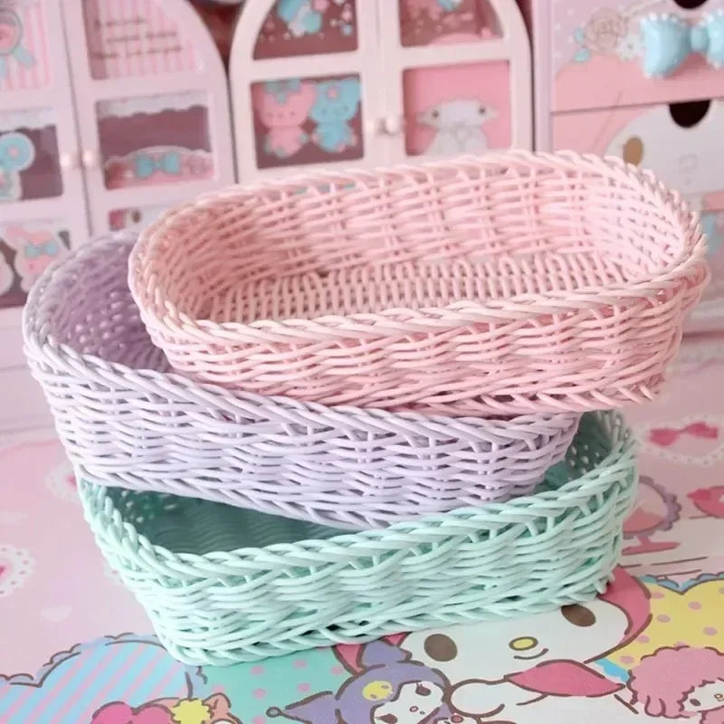 Plastic Storage Box Container Desk Organizers Stationery Cosmetics Toy Basket with Lid Drawer Jewelry Case Kitchen Home Supplies
