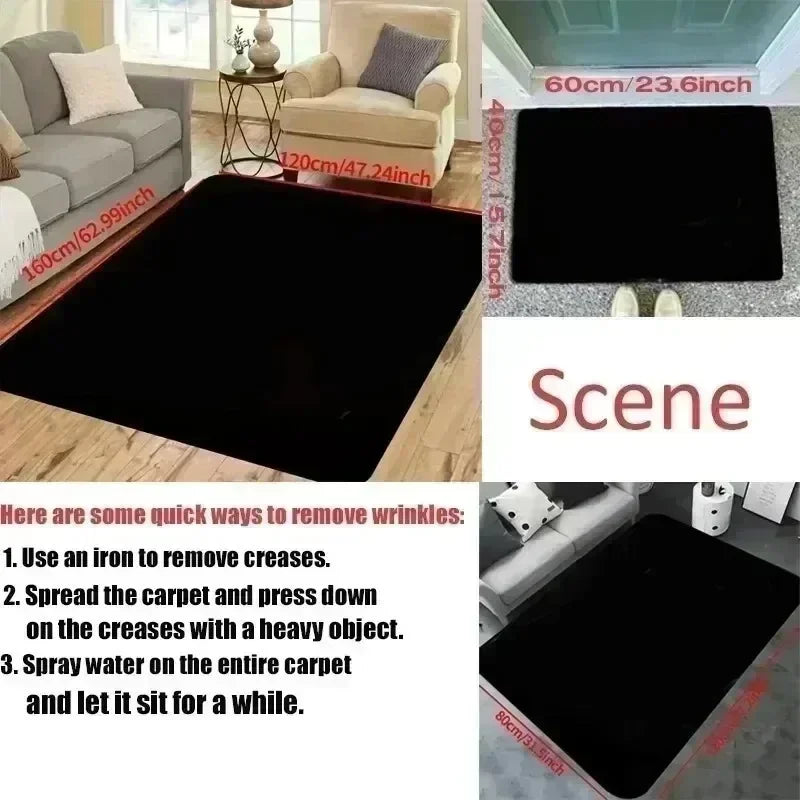 Light Luxury Marble Floor Mat Living Room Decoration Mat Office Soft Fluffy Carpet Bathroom Laundry Room Carpet Room Supplies