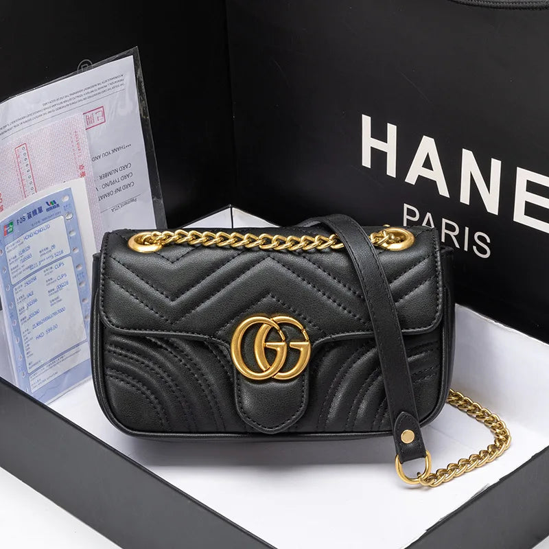2025 new autumn small fragrant wind rhombus chain bag fashionable shoulder messenger bag