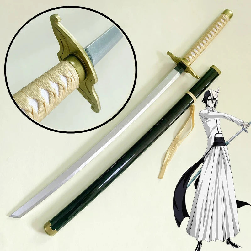 Épée Katana Anime Bleach Taille Réelle Lame en Bois Ninja Accessoire de Cosplay Anime Bleach Épée de Samouraï Japonaise Toushirou Jouet pour Enfants