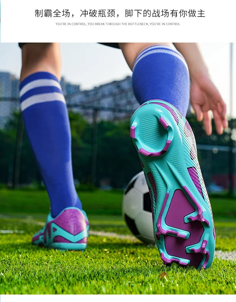 Hochwertige Herren Fußballschuhe Society Ultraleichte Turf Fußballschuhe Kinder Sneakers Trainingsfußballschuhe Chuteira Campo 32-46