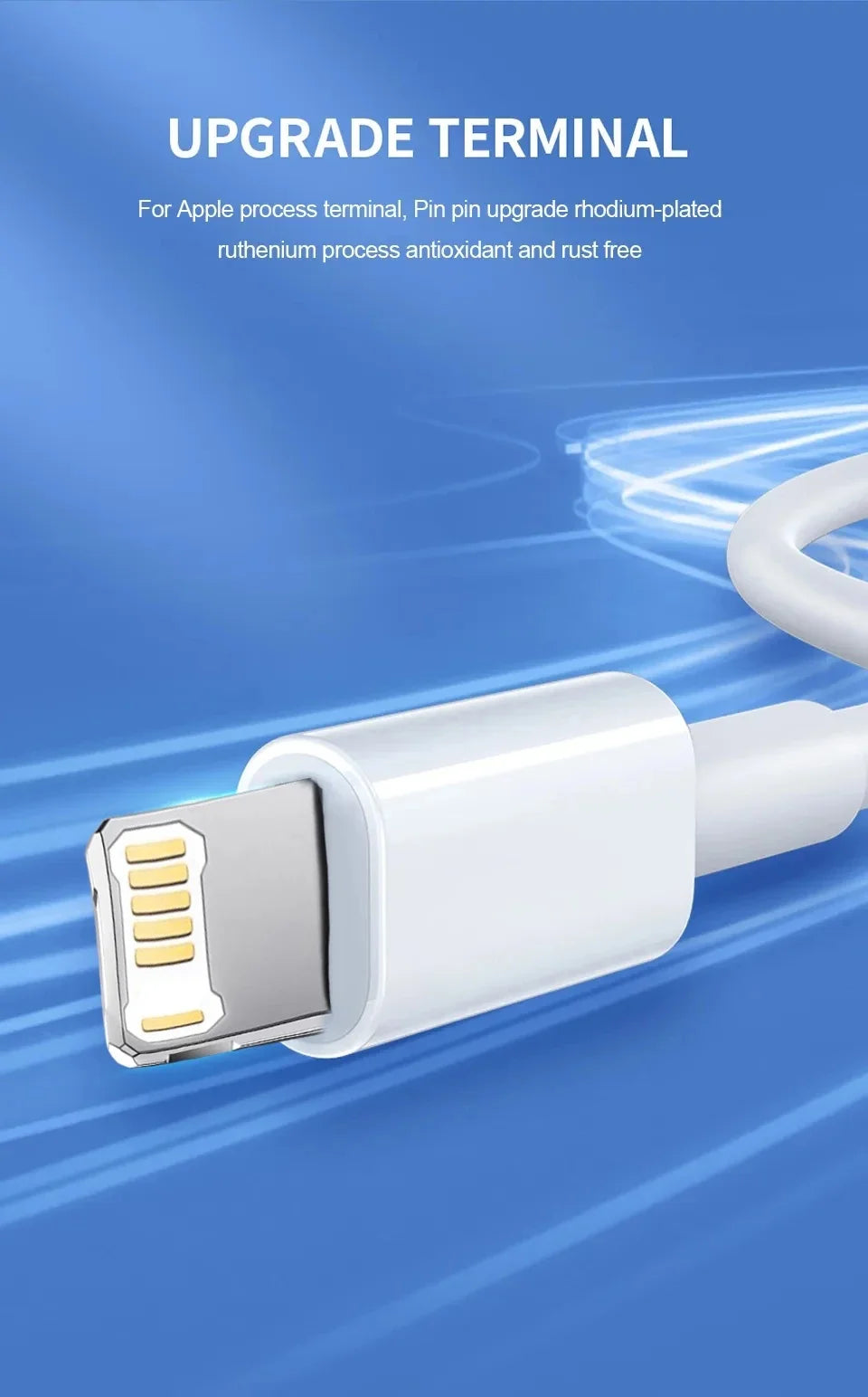Câble de charge rapide 20W PD USB vers Lightning USB C vers Lightning pour Apple iPhone 14 13 12 11 Pro Max X XR Plus iPad Ligne de synchronisation de données