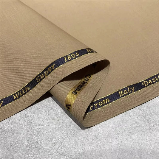 Italienischer Kammgarn-Twill-Stoff – knitterarm – Designeranzüge und Hosenmaterial für Business-Kleidung im Großhandel