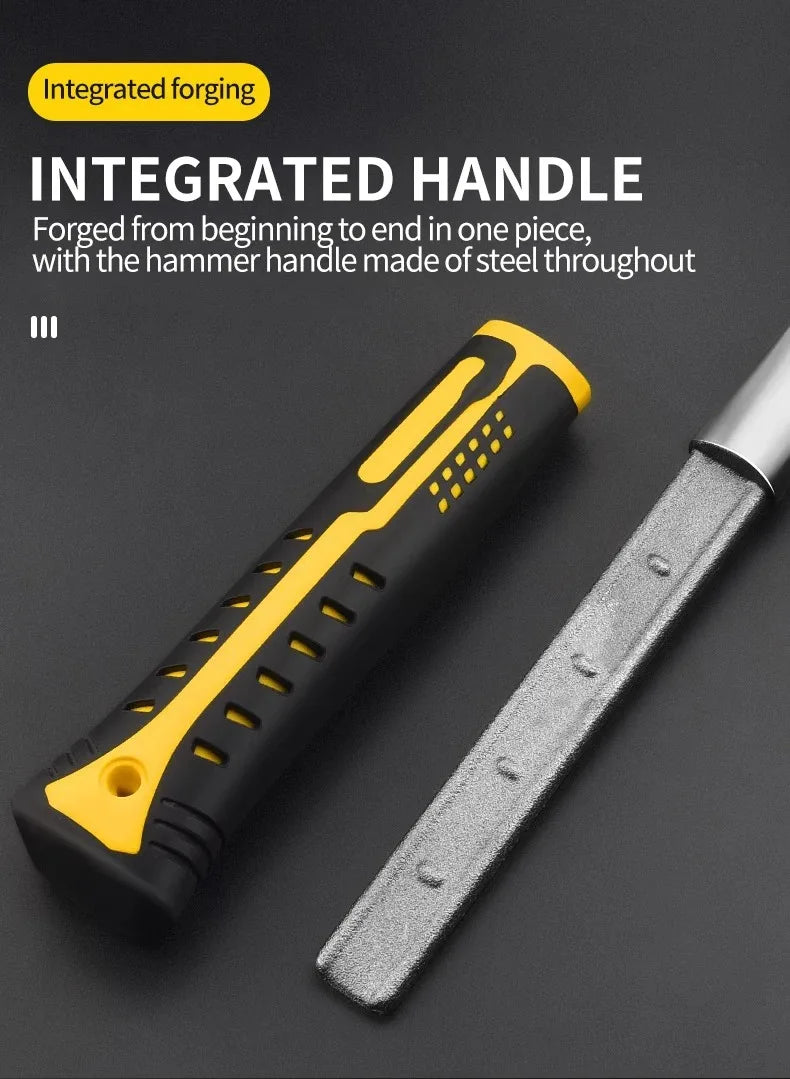 Claw Hammer 2P 3P Heavy Duty Octagonal Hammer Nail Lifting Crushing Hammer Professional Construction Multifunctional Hand Tools