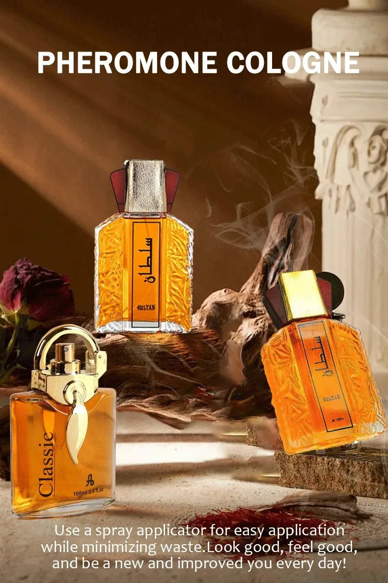 Parfum Original Arabe 100ml Femme Homme Eau De Parfum Longue Durée Phéromones Parfum Vaporisateur Déodorants Coffret Cadeau