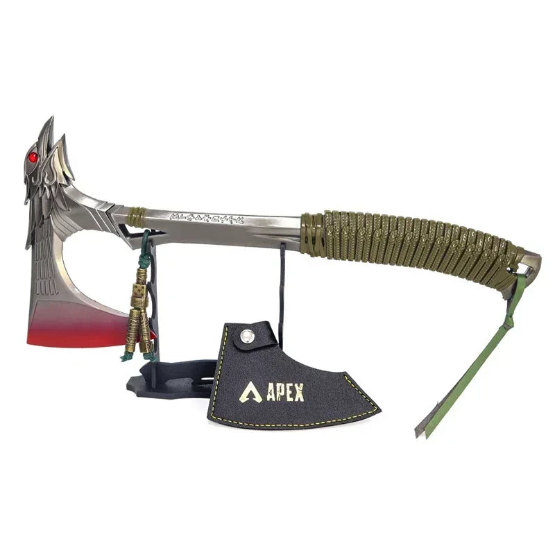 35cm Apex Legends Weapon Raven Bite Bloodhound Heirlooms Game Axe Metal Model Katanas Anime peripheral Swords Cospaly Gifts Toys