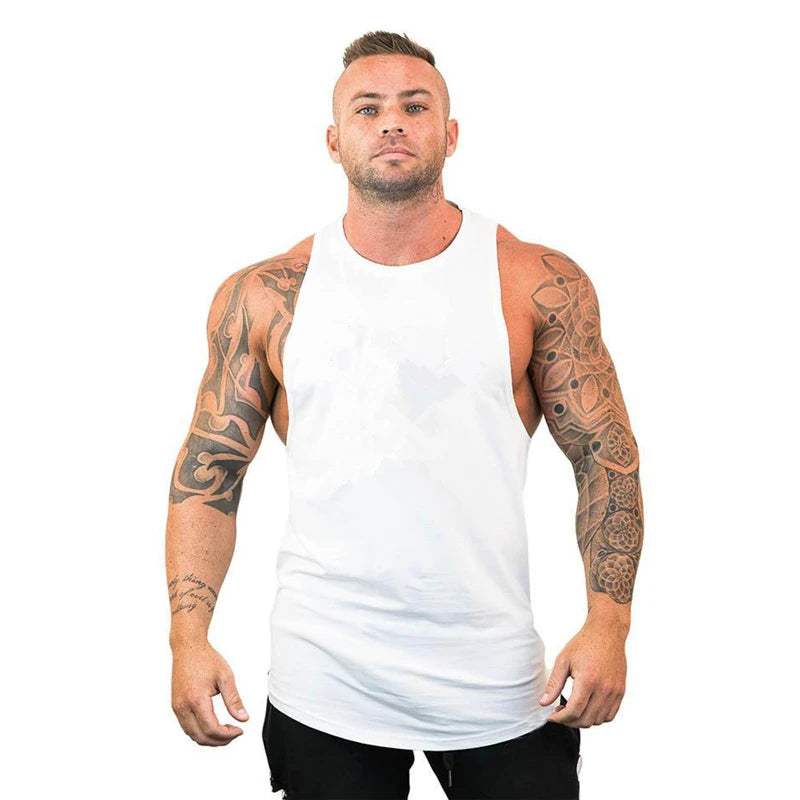 Débardeur de sport sans manches pour homme - Maillot de corps pour homme - Haut de sport pour homme - Vêtement de sport - Haut de sport stringer