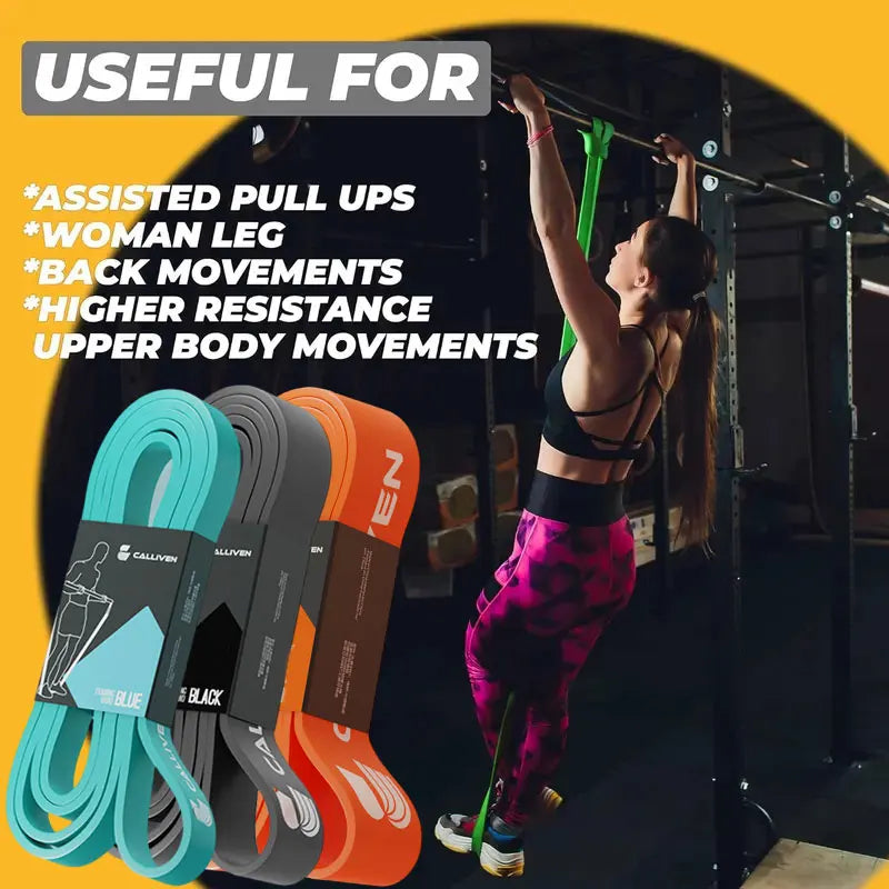 Resistance elastic band for men's and women's strength fitness exercise yoga tension band pull up auxiliary elastic band resista