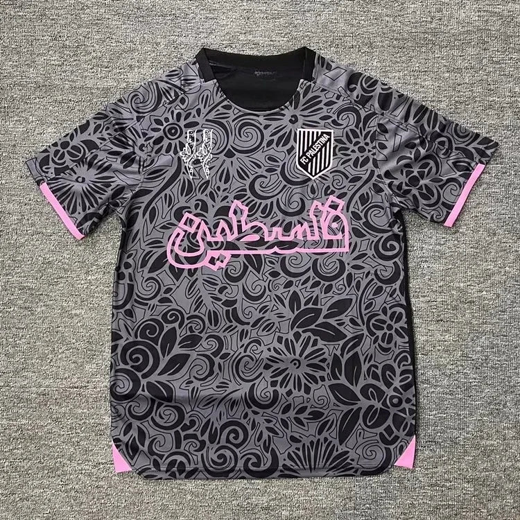 Maillot de Football Américain Drapeau Palestine Tendance Estivale Col Rond Imprimé 3D Emblème National T-shirt Sport Décontracté Unisexe Ample