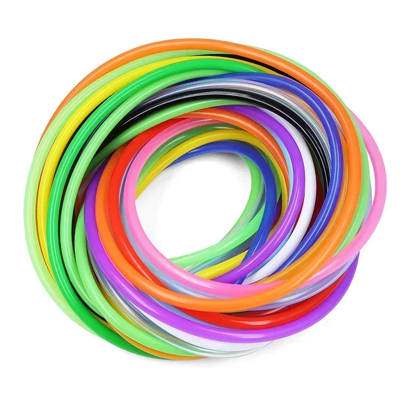 Tuyau en silicone coloré de 1m, ID 1 2 3 4 5 6 7 8 9 10 12 14 16 18 20 25mm, qualité alimentaire, flexible, pour boisson, conduite d'eau