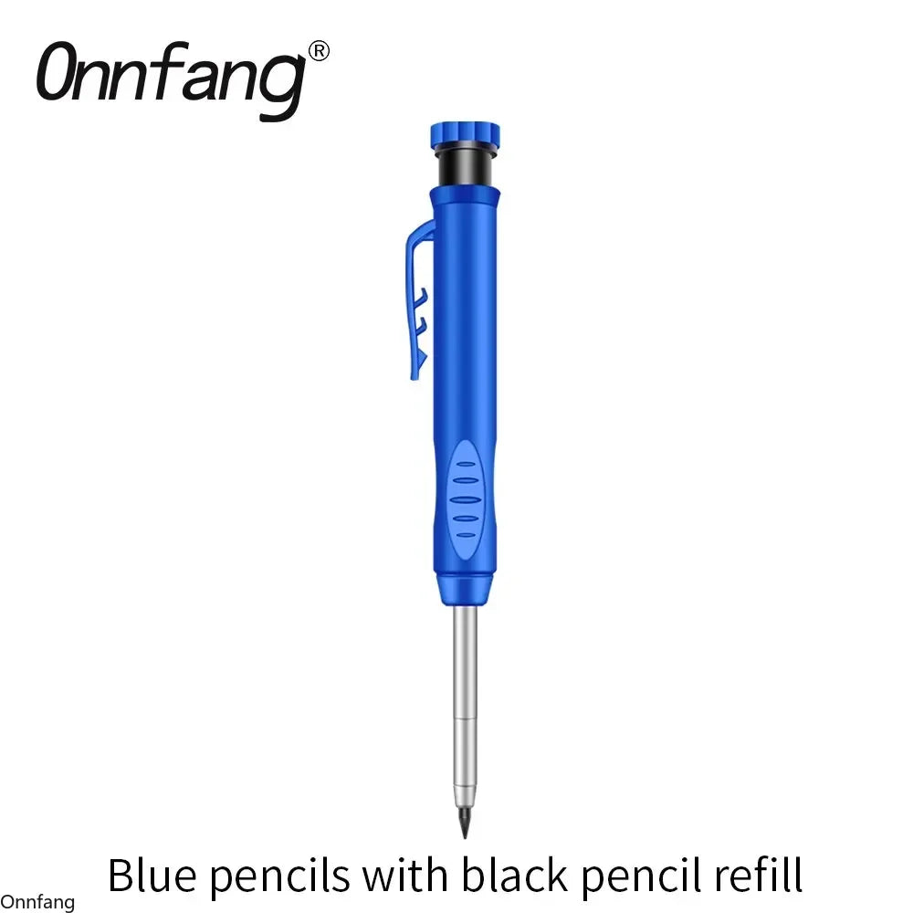 Hot 2.8mm Marking Mechanical Pencil Solid Carpenter Scriber Carpenter Scriber with Sharpener for Woodworking Drawing Stationery