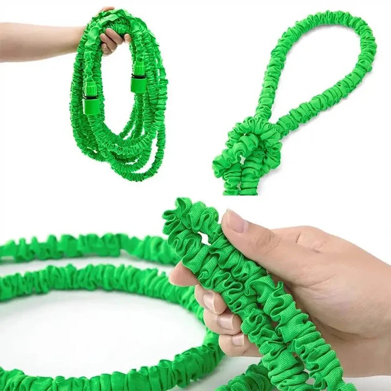 Tuyau d'arrosage extensible 25FT, Tuyau d'arrosage magique pour la maison et le jardin, Outils d'arrosage quotidiens, Pistolet à eau haute pression pour le lavage de voiture
