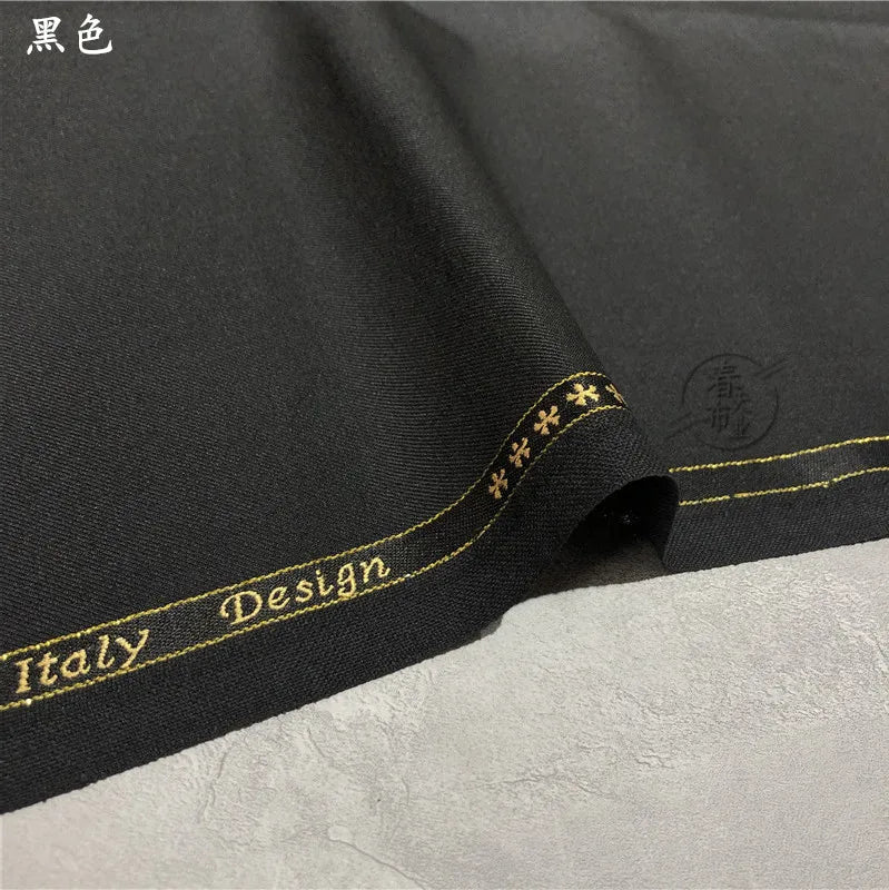 Italienischer Kammgarn-Twill-Stoff – knitterarm – Designeranzüge und Hosenmaterial für Business-Kleidung im Großhandel