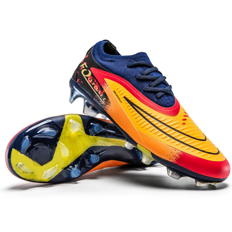 H08-1 Professionelle Herren-Fußballschuhe Training Rutschfeste Stollenschuhe TF/FG Fußballschuhe Chuteira Campo für Männer 35-45