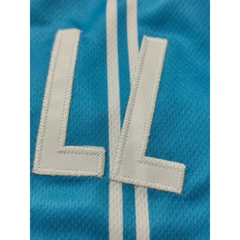 Maillot de basket-ball bleu lune #7 pour homme – Sans manches, respirant avec broderie de lettres contrastées, décontracté, tenue de sport