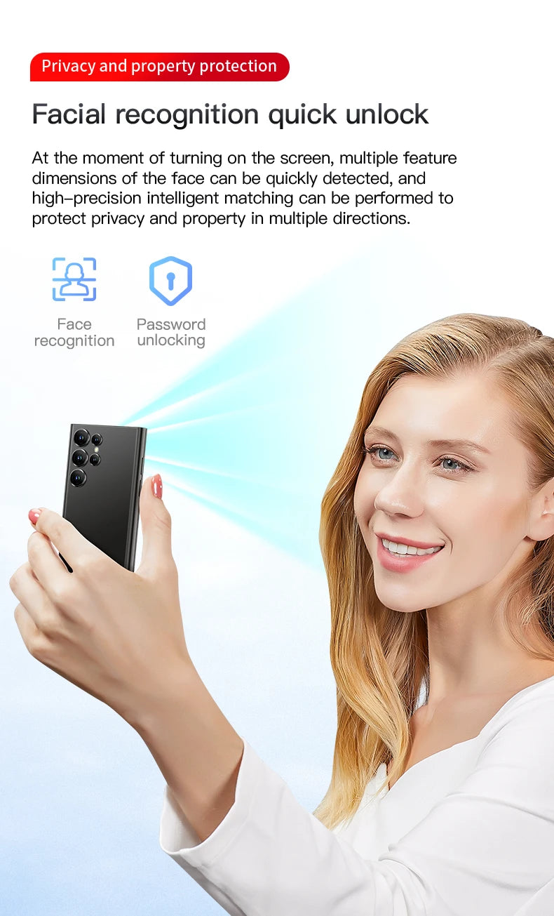 SOYES S24 Pro Max 4G Mini Phone - Android 3-inch Face Unlock Dual SIM Dual Standby | 2+16GB Memory 2400mAh Long Battery Life