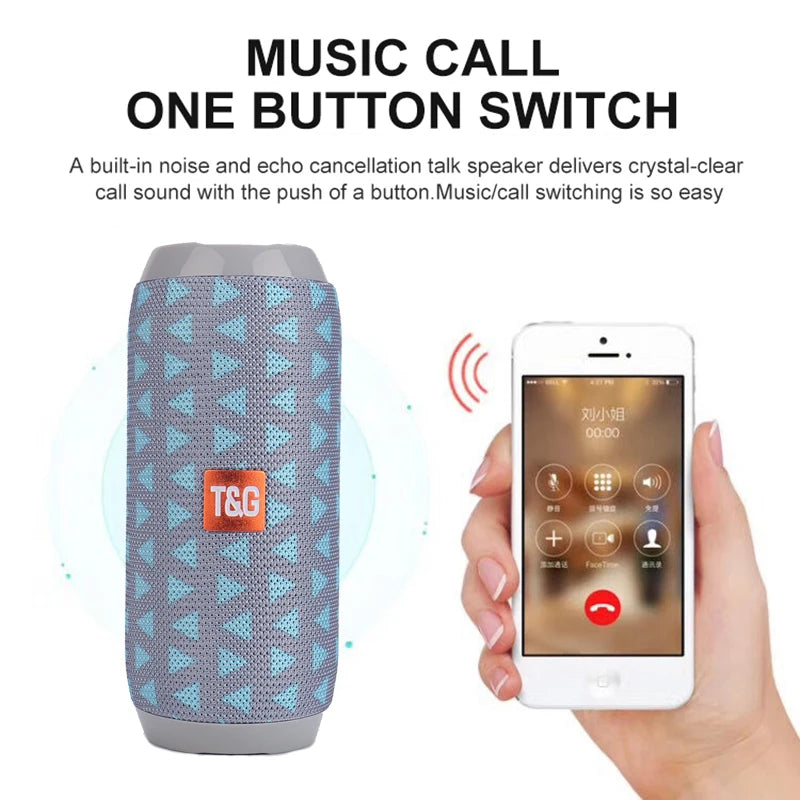 Kabelloser tragbarer Bluetooth Lautsprecher Caixa De Som Blutooth Musik Sound Box Für Radio FM Subwoofer Blootooth Audio Hand Free Baffe
