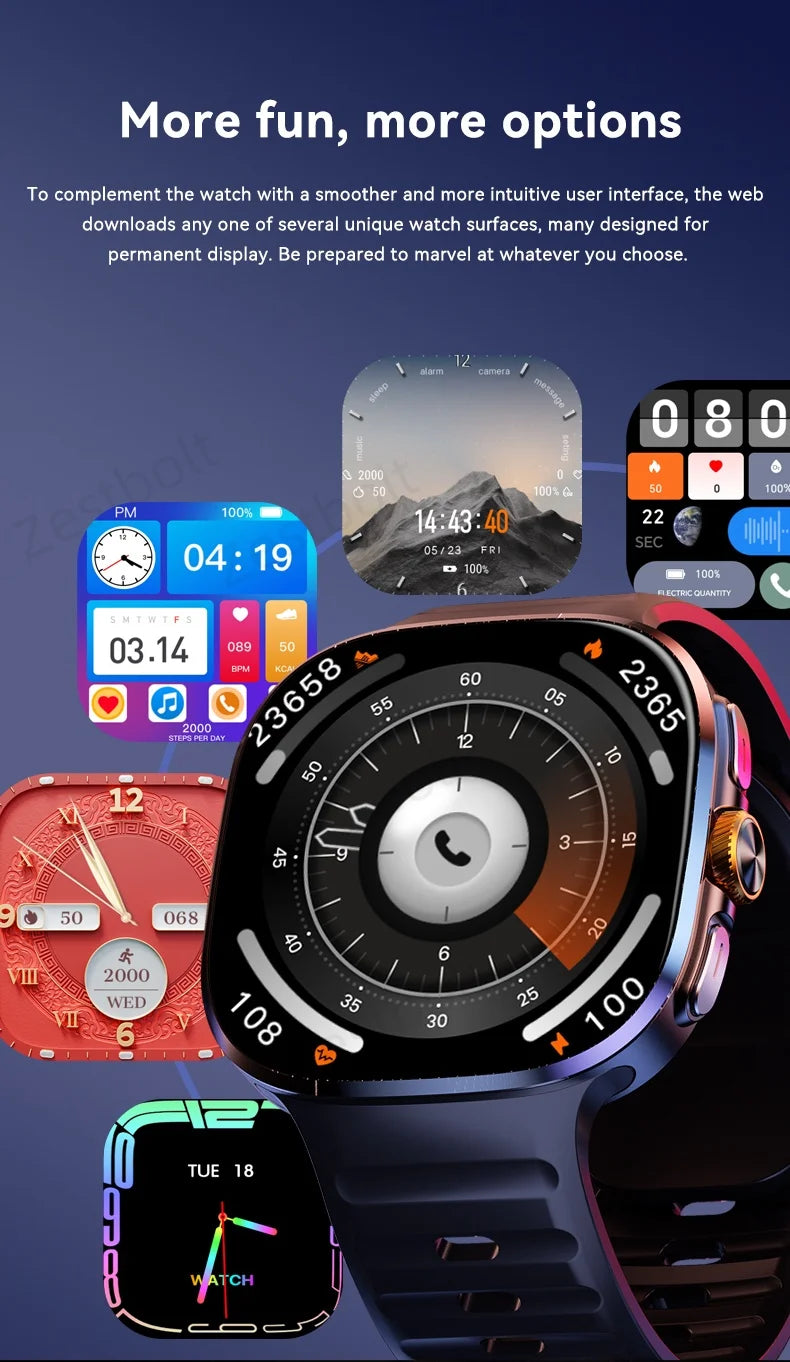 Nouvelle montre connectée M99 5G version cellulaire, écran Amoled 2,4 pouces plus grand, Android 10, avec caméra rotative et emplacement pour carte SIM, Wi-Fi