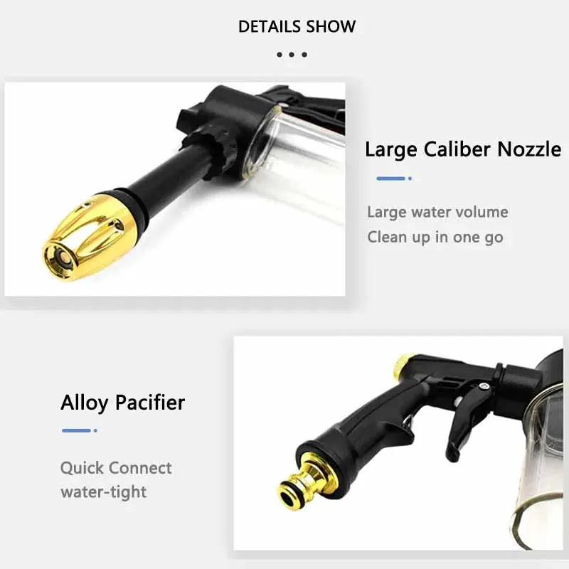25FT-125FT Garden Flexible Magic Hose High-Pressure Foam Gun, Multi-Mode, Garden Irrigation Pipe, Watering Tool