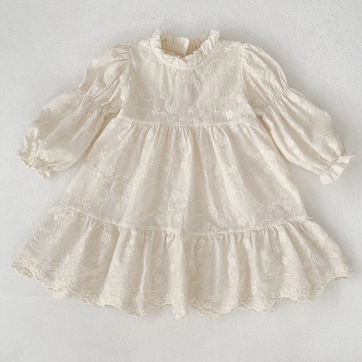 Nouvelle robe de sœur automne 0-6 ans, robe de soirée pour fille, barboteuse brodée pour bébé fille, robe de princesse en coton pour enfants, fête d'anniversaire de sœur