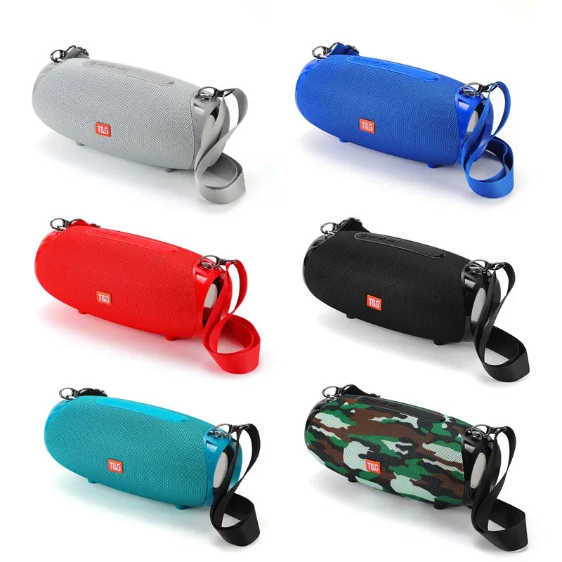 Kabelloser Subwoofer Tragbarer Bluetooth Lautsprecher Radio FM Wasserdichte Soundbox Musik Caixa De Som Coluna Blootooth Bass Hifi Bocina