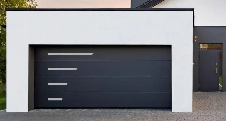 Portes de garage sur mesure en gros pour fabricants, portes de garage automatiques isolées, portes de garage sectionnelles en verre dépoli