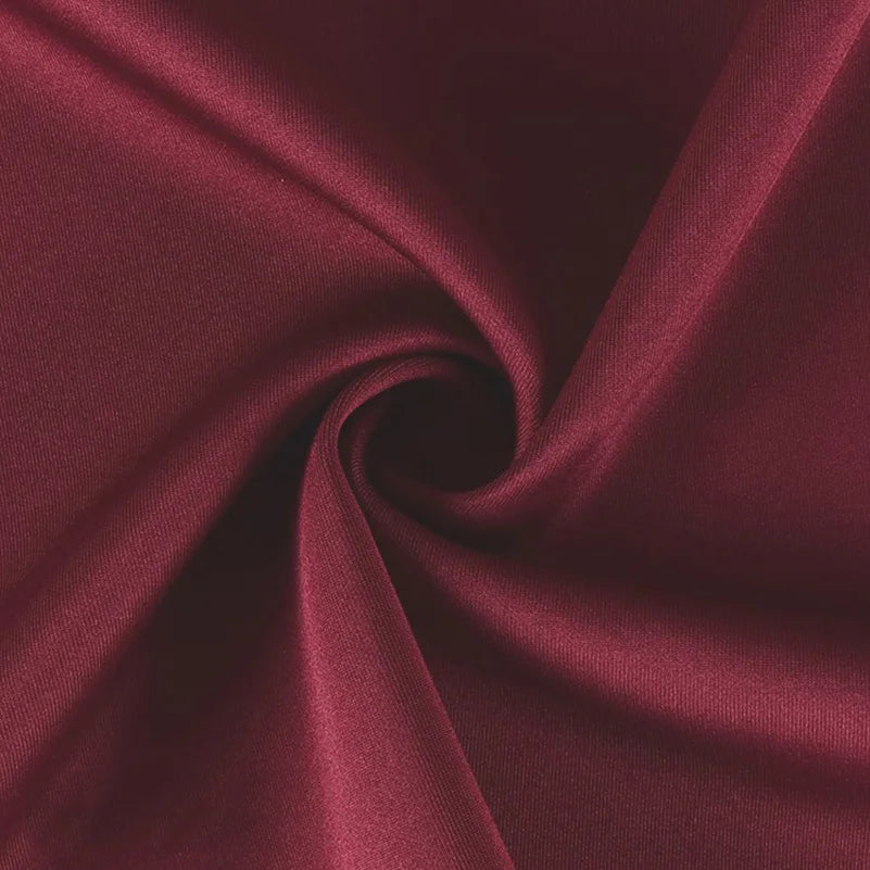 Tissu tricoté élastique Scuba résistant à l'usure, anti-boulochage pour la couture de pulls, jupes, uniformes scolaires, vêtements de sport au mètre
