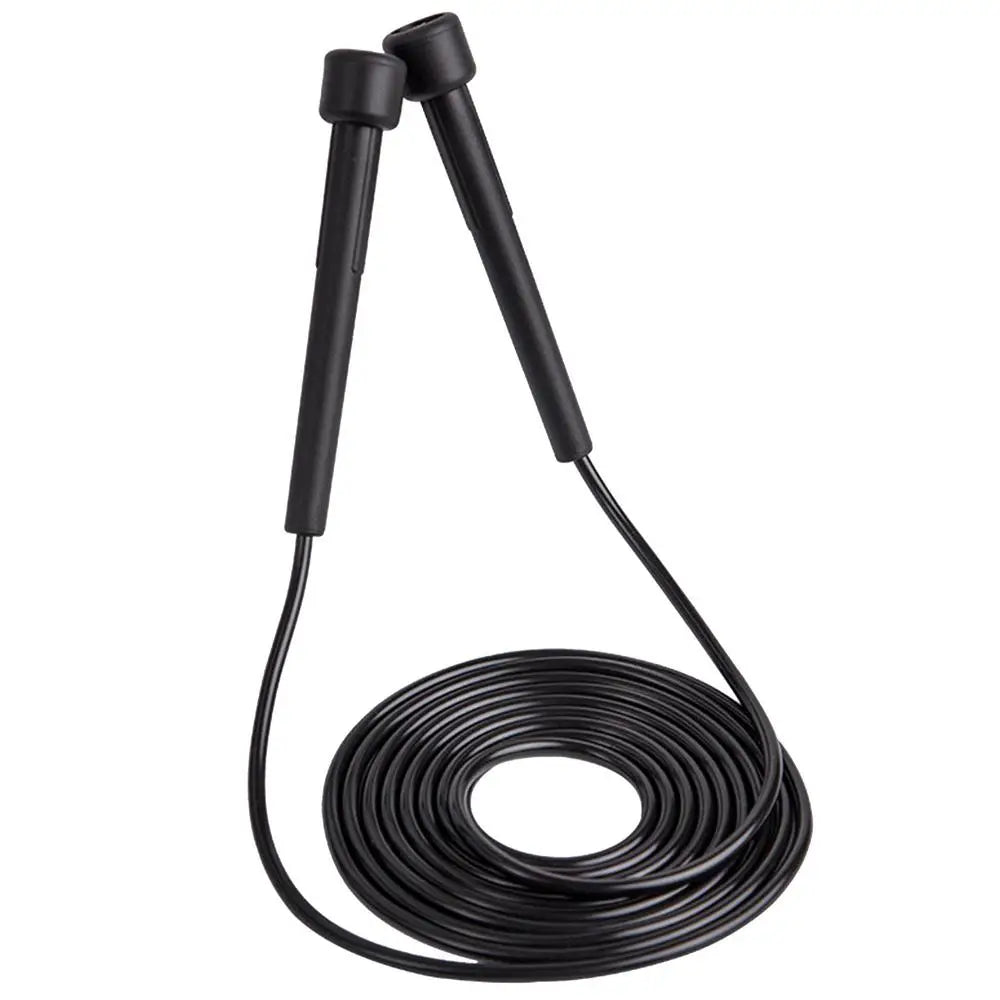 1 Corde à sauter rapide 2,8 m professionnelle pour enfants et adultes, en PVC, réglable, équipement de fitness, entraînement de boxe musculaire