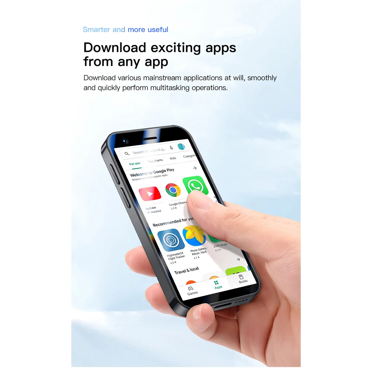 3G All-Network Mini Android Smartphone, 3.0-inch, Global Version, Supports GPS, 2+16GB, Compact and Portable