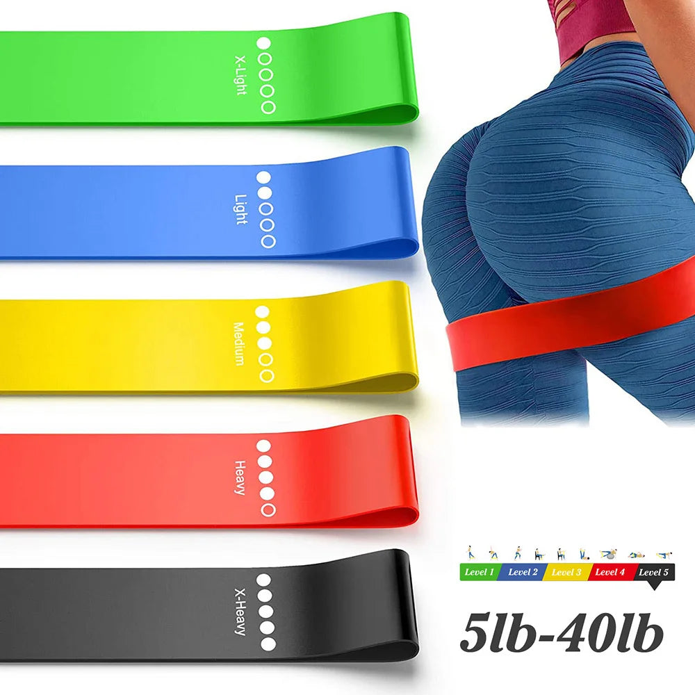 360lbs Fitness Übungen Widerstandsbänder Set Elastische Tubes Zugseil Yogaband Trainingsausrüstung für Zuhause Fitnessstudio Gewicht