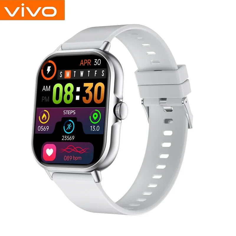 VIVO Smartwatch Android IOS Geschenk Bluetooth Anruf Smartwatch 2025 Touch-Zifferblatt Musik Fitness Tracker Sportuhren + Kopfhörer NEU